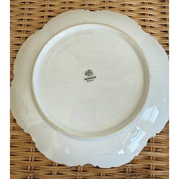 Antique 1910s Rosenthal Monbijou Hand-Painted Seashells Coral Porcelain Plate 9" - Picture 2 of 11